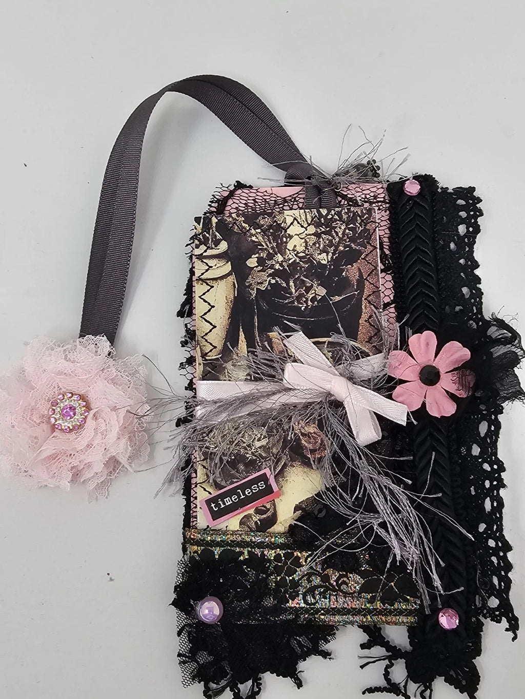 Vintage Chic Lace Bookmark -  Timeless - Handmade