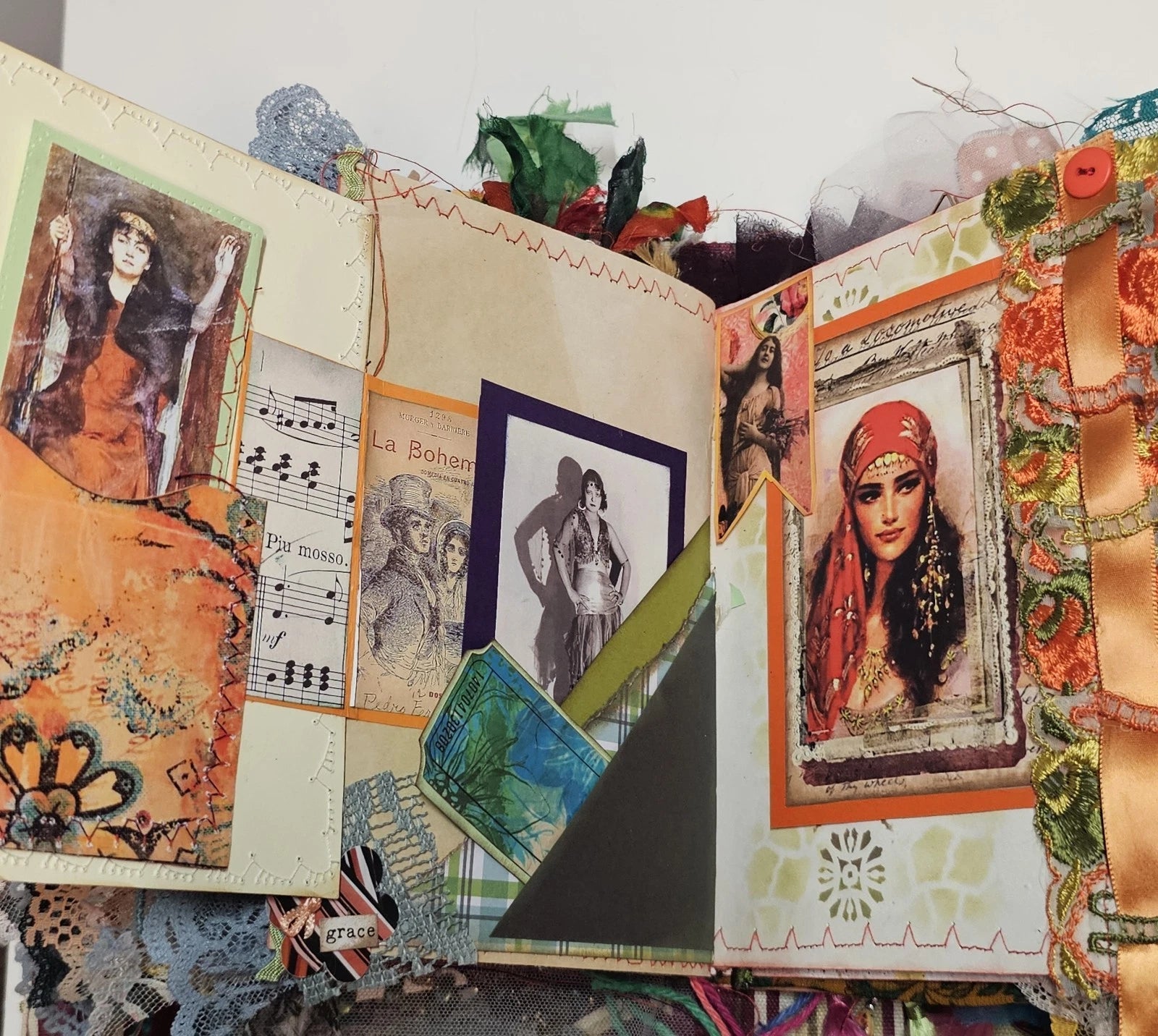 Vintage Bohemian Junk Journal