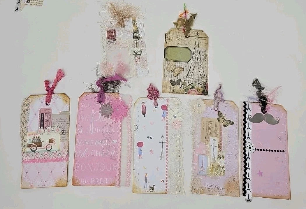 Journaling Kit With Chunky Purse Charm  - From Paris With Love French Themed