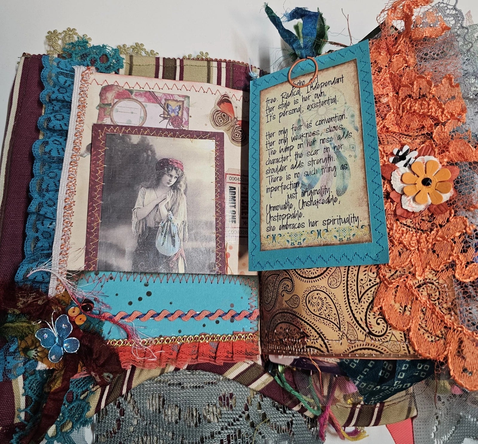 Vintage Bohemian Junk Journal
