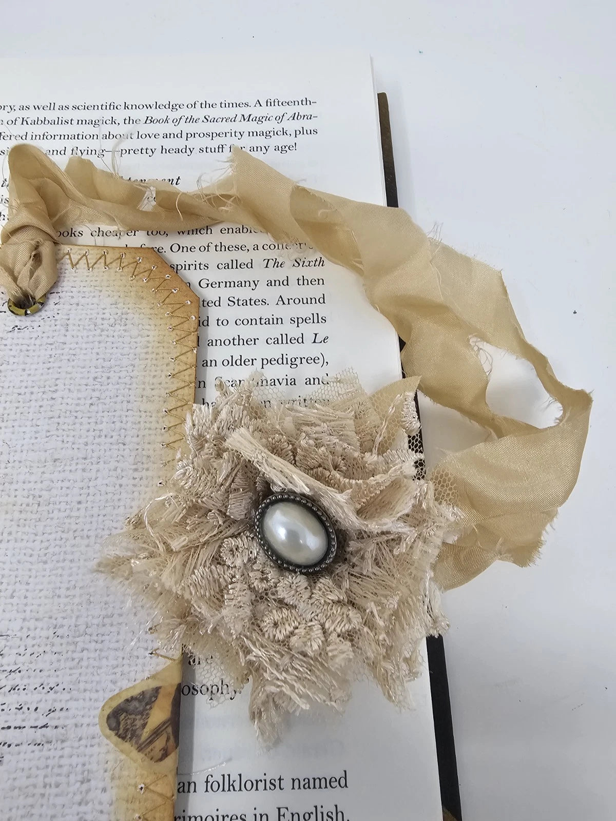 Vintage Bookmark - "Do More Than Exist".