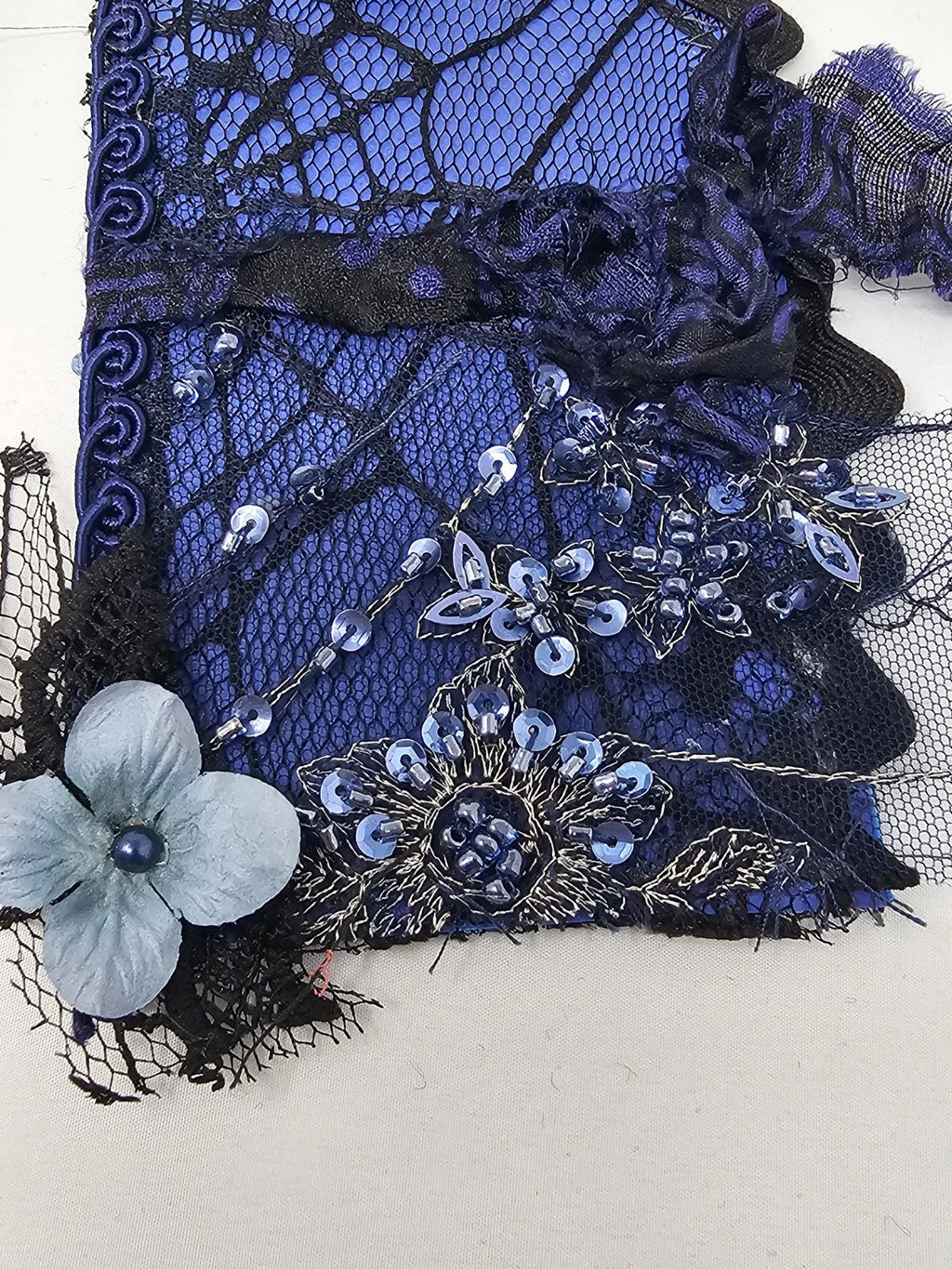 Vintage Chick Lace Bookmark - Secret - Handmade