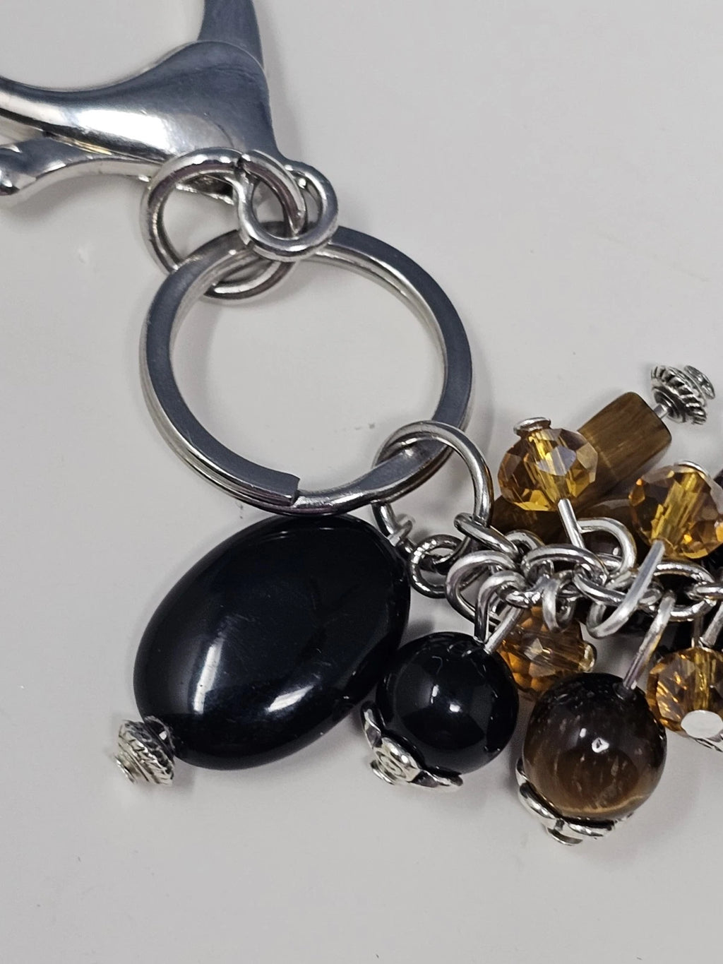 Purse Charm - Disney Key Brown Natural Stones