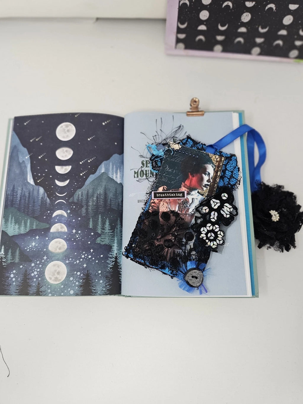 Vintage Chic Lace Bookmark - Breathtaking - Handmade