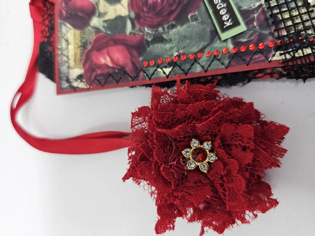 Vintage Chic Lace Bookmark - Keepsake - Handmade
